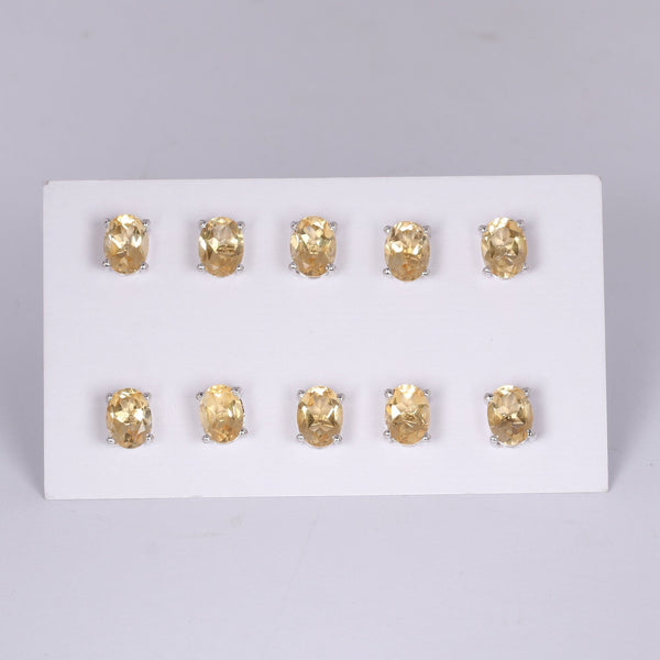 65 Ct Natural Yellow Citrine Earrings - GEMHUB & CO. - View 3
