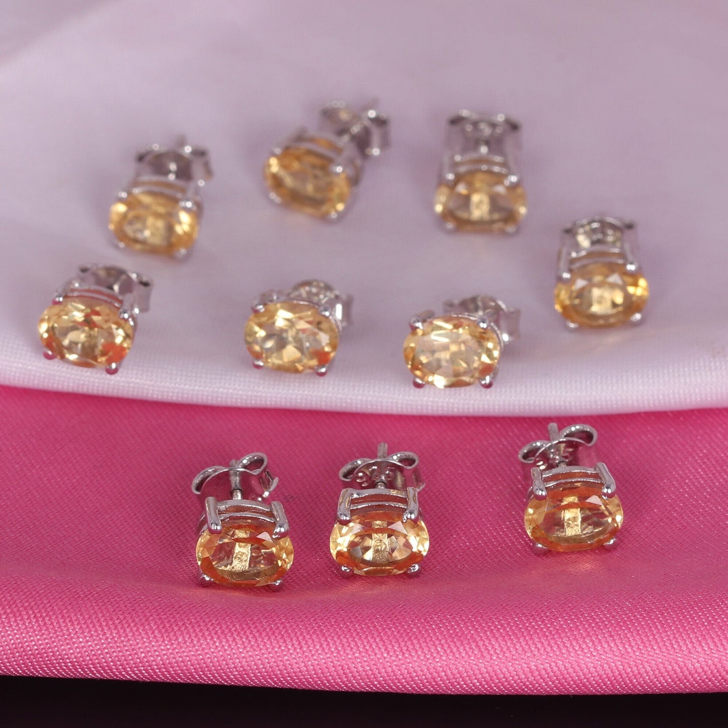 65 Ct Natural Yellow Citrine Earrings - GEMHUB & CO. - View 6