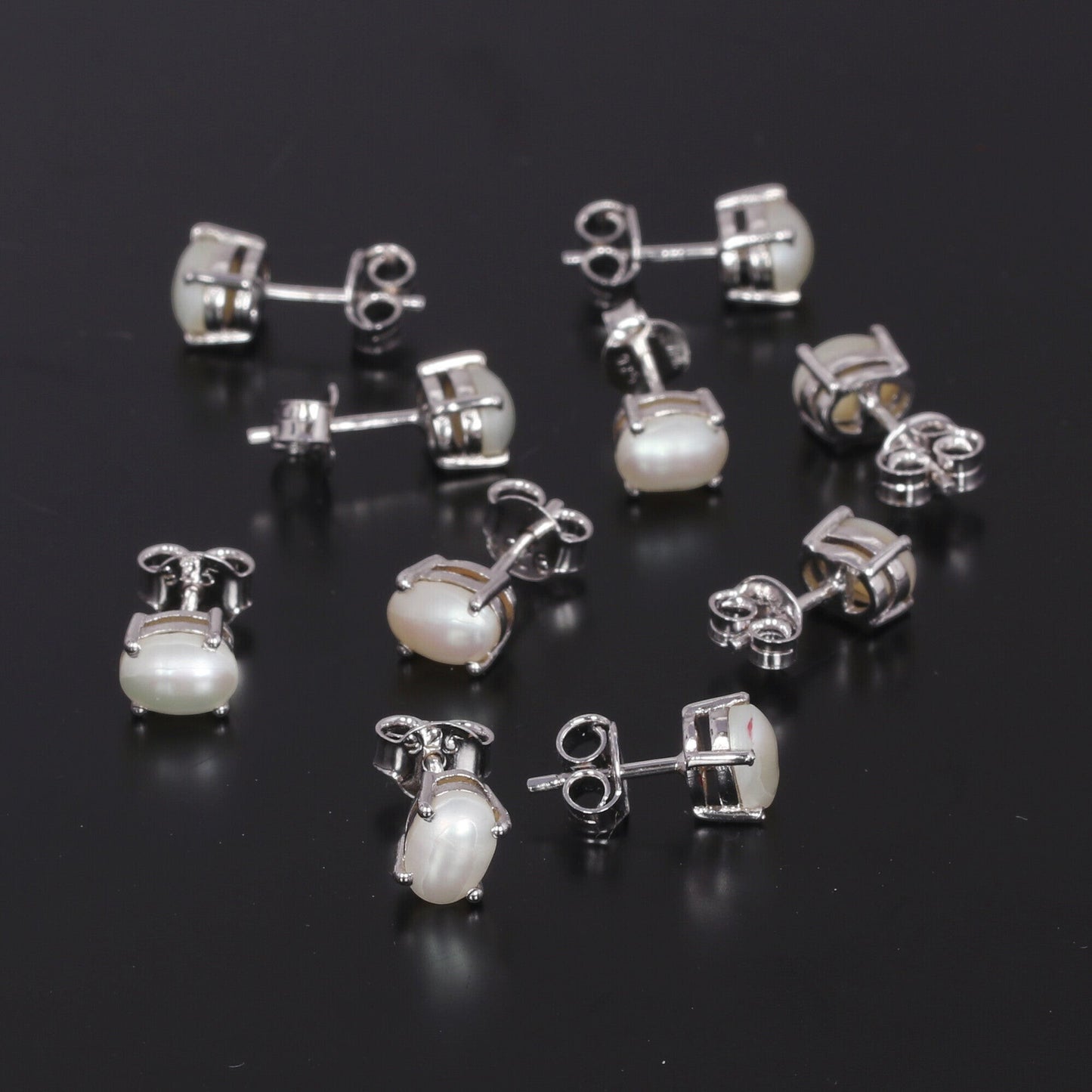 65 Ct Natural White Pearl Earrings - GEMHUB & CO. - View 5