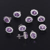 65 Ct Natural Purple Amethyst Earrings - GEMHUB & CO. - View 5