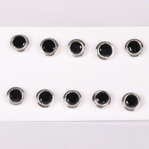 65 Ct Natural Black Agate Earrings - GEMHUB & CO. - View 3