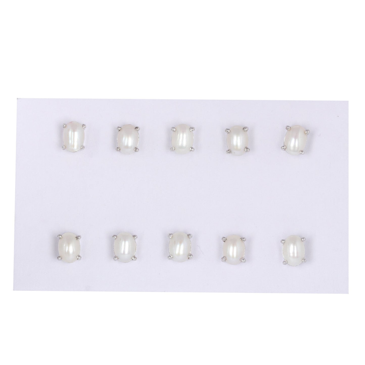 65 Ct Natural White Pearl Earrings - GEMHUB & CO. - View 2