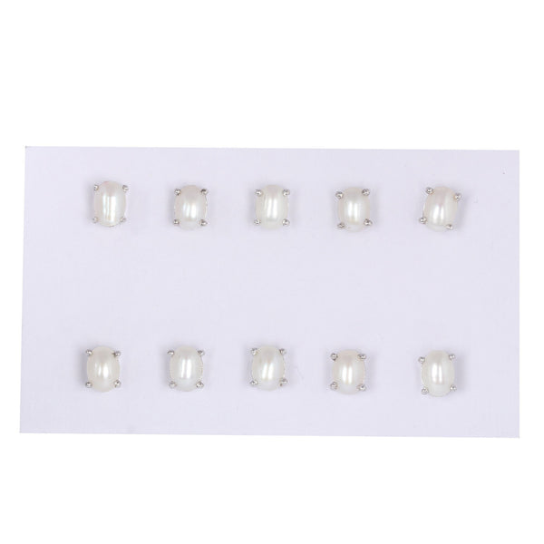 65 Ct Natural White Pearl Earrings - GEMHUB & CO. - View 2