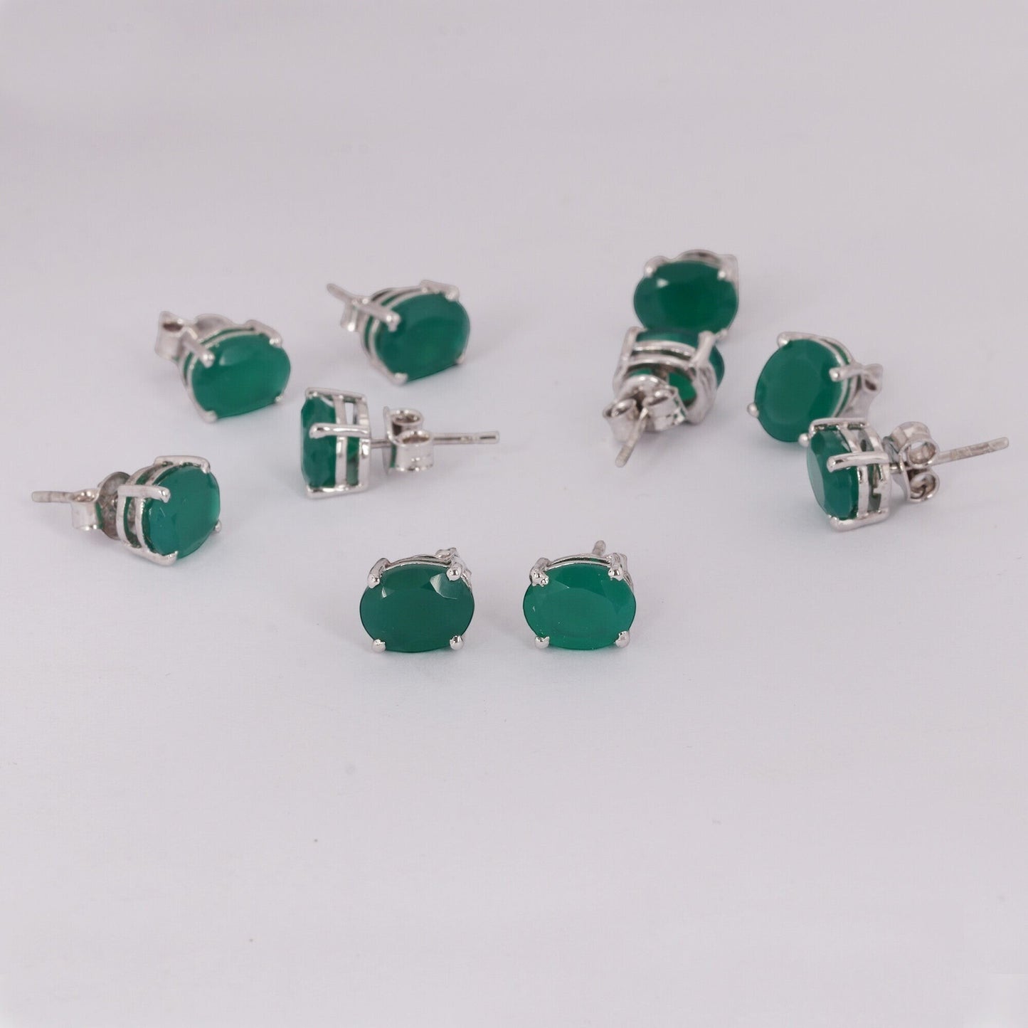 65 Ct Natural Green Emerald Earrings - GEMHUB & CO. - View 5