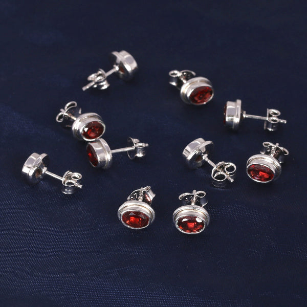 65 Ct Natural Red Garnet Earrings - GEMHUB & CO. - View 6