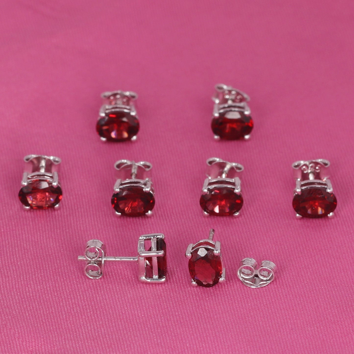 65 Ct Natural Red Garnet Earrings - GEMHUB & CO. - View 5