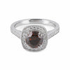 1.2 Ct Round Cut Fancy Brown Lab Grown Diamond Ring - GEMHUB & CO.