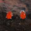 10 Ct Natural Orange Carnelian Earrings - GEMHUB & CO. - View 5