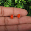 10 Ct Natural Orange Carnelian Earrings - GEMHUB & CO. - View 4