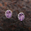 10 Ct Natural Purple Moonstone Earrings - GEMHUB & CO. - View 5