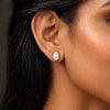 10 Ct Natural White Pearl Earrings - GEMHUB & CO.