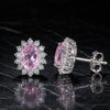 10 Ct Natural Purple Amethyst Earrings - GEMHUB & CO. - View 3