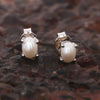 10 Ct Natural White Pearl Earrings - GEMHUB & CO. - View 6