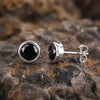 10 Ct Natural Black Agate Earrings - GEMHUB & CO. - View 3