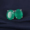 10 Ct Natural Green Emerald Earrings - GEMHUB & CO. - View 6