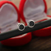 10 Ct Natural Black Agate Earrings - GEMHUB & CO. - View 6