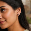 10 Ct Natural Brown Topaz Earrings - GEMHUB & CO.