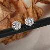 Back of sterling silver earrings showing 925 hallmark and butterfly back