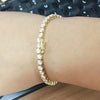 GH/VS Certified 6Ct Round Cut Sparkling Natural Diamond 14k Gold Tennis Bracelet - Image 4 - GEMHUB & CO.