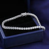 Attractive Round Cut Natural Red Ruby Tennis Bracelet For Women 14k Yellow Gold - Image 2 - GEMHUB & CO.