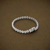 Certified Natural Green Emerald Round Tennis Bracelet Daily Wear 14k White Gold - Image 4 - GEMHUB & CO.