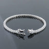 Attractive Round Cut Natural Red Ruby Tennis Bracelet For Women 14k Yellow Gold - Image 4 - GEMHUB & CO.