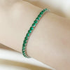14k Yellow Gold 4.75Ct Round Natural Diamond Certified Exquisite Tennis Bracelet - Image 2 - GEMHUB & CO.