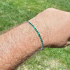 HUGE Emerald Cut Lab-Grown Diamond Dedicated Tennis Bracelet 14K White Gold - Image 3 - GEMHUB & CO.