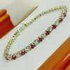 4.75Ct Round Natural Diamond Certified Exquisite Tennis Bracelet 14k White Gold - GEMHUB & CO.