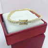 7.50CT Round Cut Natural Diamond Tennis Bracelet Wedding Gift 14K White Gold - Image 4 - GEMHUB & CO.