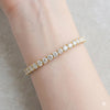 9.30Ct Round Cut Sparkling Natural Diamond Tennis Bracelet 14k Gold Certified - Image 2 - GEMHUB & CO.