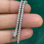 Women's 2.90Ct Lab-Grown/CVD Diamond Tennis Bracelet 14k White Gold Certified