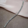 9.50Ct Round Certified Natural Diamond Tennis Bracelet 14k White Gold GIA Passed - Image 3 - GEMHUB & CO.