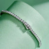3.50Ct Round EF/VVS Certified Lab-Grown Diamond Tennis Bracelet 18k Solid Gold - GEMHUB & CO.