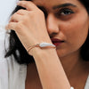 0.91 Ct Natural Diamond Bracelet H-I Color VS Clarity Solid Gold Fine Jewelry
