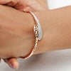 0.91 Ct Natural Diamond Bracelet H-I Color VS Clarity Solid Gold Fine Jewelry