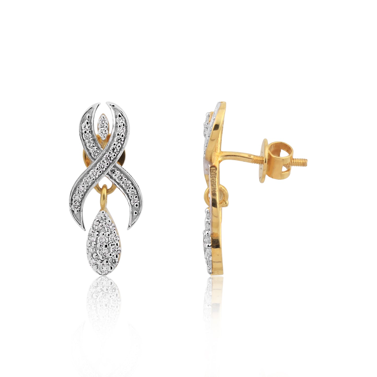 2.73 Ct Diamond Jewelry Set G-H VS Natural Diamond Necklace & Earrings