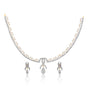 2.73 Ct Diamond Jewelry Set G-H VS Natural Diamond Necklace & Earrings
