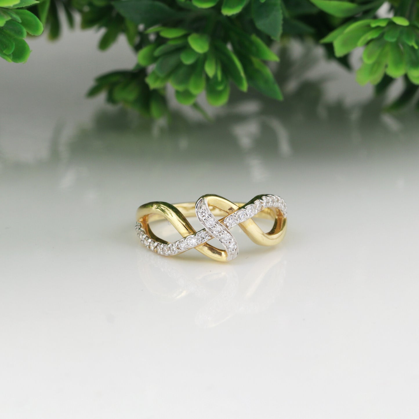 Elegant 0.27 Ct Natural Diamond Ring H-I VS Women Fine Jewelry