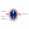 5 Ct Natural Blue Sapphire Ring - GEMHUB & CO. - View 6