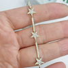 14k Yellow Gold 4Ct Round Natural Diamond Star Shape Bracelet Certified GH/SI - GEMHUB & CO.