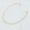 Women 1.50Ct Round Natural GH/SI Diamond Chain Tennis Bracelet 14k Yellow Gold - GEMHUB & CO.