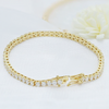 Certified GH/SI 6.20Ct Natural Diamond 14Kt Yellow Gold Tennis Bracelet Fro Her - GEMHUB & CO.