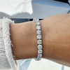 Wedding Gift 10.35Ct Natural Diamond Tennis Bracelet For Women 14k White Gold - GEMHUB & CO.