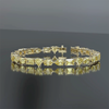 14k Gold Fancy Yellow Lab-Grown Diamond Multi Cut Women's Tennis Bracelet - GEMHUB & CO.