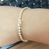Valentine Special Gift Round Cut 5.40Ct Natural Diamond Tennis Bracelet 14k Gold - Image 2 - GEMHUB & CO.