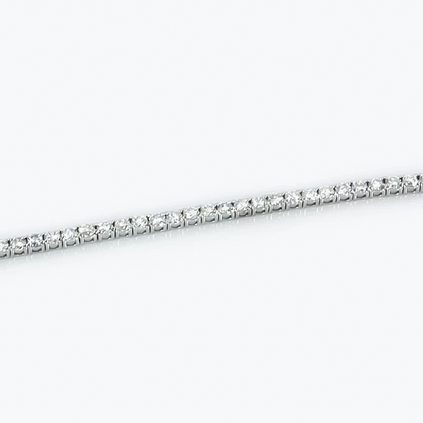 5CT Round Cut Natural Diamond Engagement Gift For Tennis Bracelet 14k White Gold - Image 2 - GEMHUB & CO.