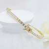 GDGL Certified 7Ct Natural Diamond Women's Tennis Bracelet 14Kt Yellow Gold - GEMHUB & CO.