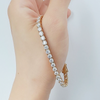 Round Cut 4.50CT IGI Certified Natural Diamond Tennis Bracelet 14K Yellow Gold - GEMHUB & CO.