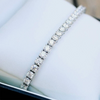 14k White Gold Sparkling Wedding Tennis Bracelet Certified Natural Diamond 6Ct - Image 3 - GEMHUB & CO.